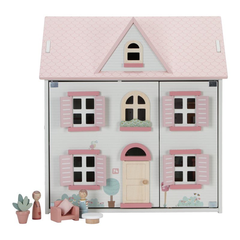 Casita Muñecas Madera Rosa Little Duch - Nanetes